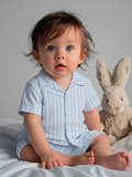 Light Blue Baby Boy Night Suit | Soft Cotton Sleepwear