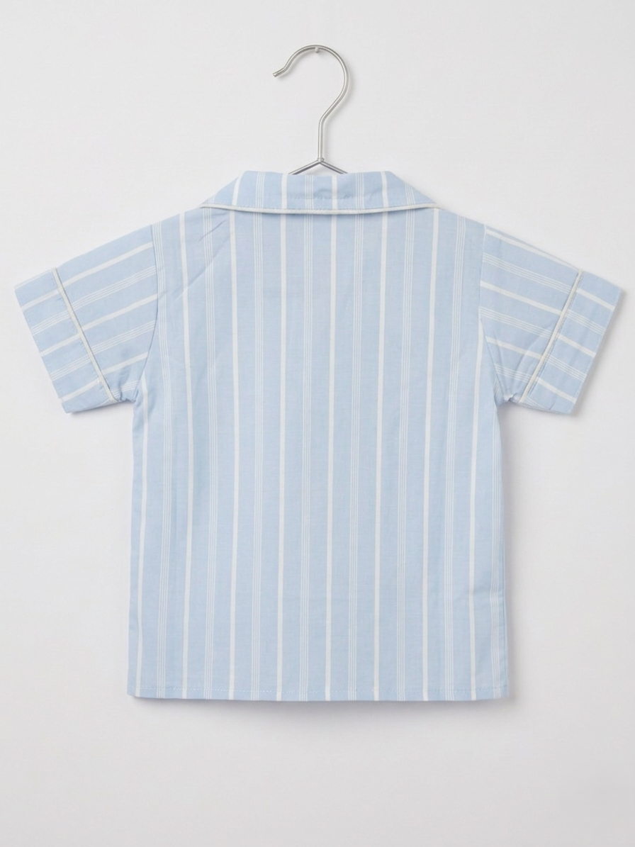 Light Blue Baby Boy Night Suit | Soft Cotton Sleepwear